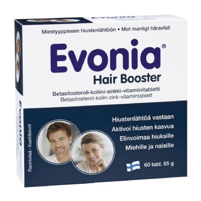 Evonia Hair Booster mot hravfall 60 tabl