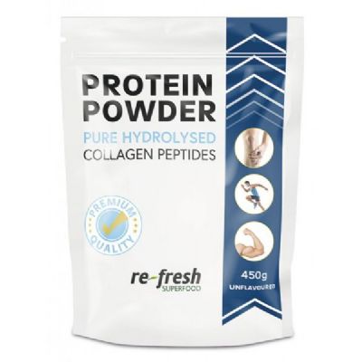 Proteinpulver av hydrolyserad kollagen 450g