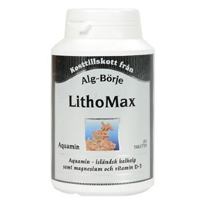 Lithomax kalktabletter med kalcium (Aquamin) 250 tabl