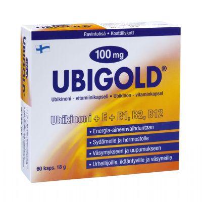 Q10 (ubikinon) antioxidant 100 mg ger energi och vitalitet